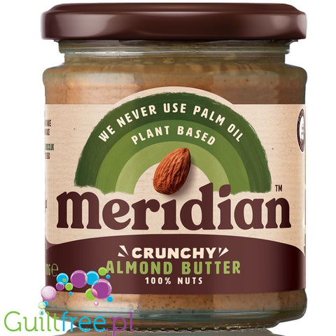 Meridian crunchy almond butter 100% nuts 