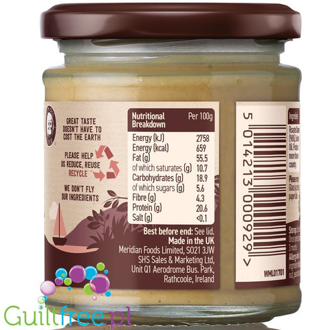 Meridian smooth cashew butter 100% nuts -