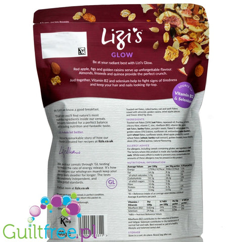 Lizi's Super Muesli Glow Fig, Apple & Almond
