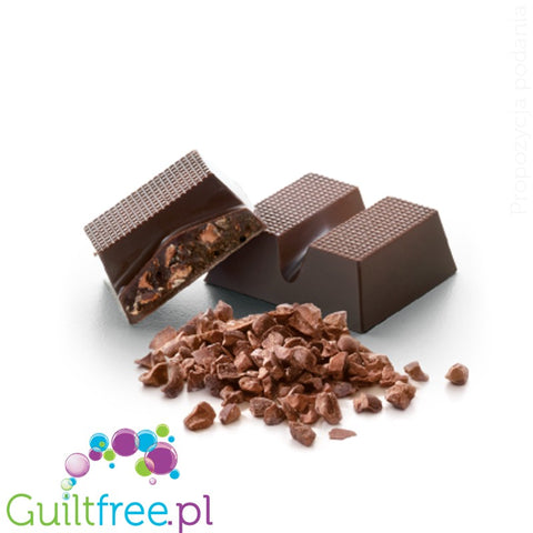 Cavalier Stevia no sugar added 85% cocoa dark chocolate with roasted cocoa nibs