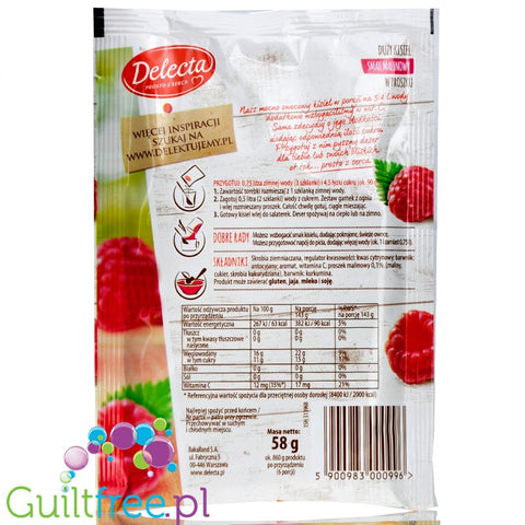 Delecta sugar free raspberry jelly without sweeteners