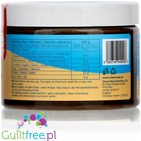 Cheat Meal Protein Spread Chocolate Crunchy, no added sugar