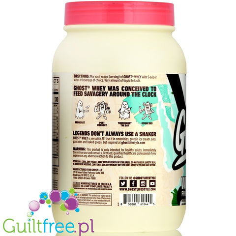 Ghost 100% Whey Coconut Vanilla Ice Cream
