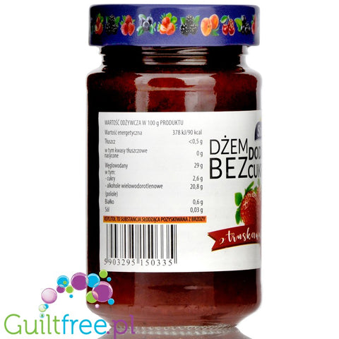 Stovit sugar free strawberry spread sweetened with xylitol