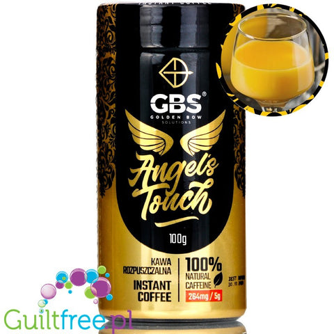 GBS Angel's Touch instant flavored coffee with caffeine boost, Waffer