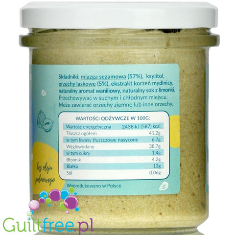 Krukam Turkish Halva & Hazelnuts with xylitol, no added sugar