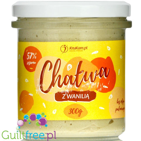 Krukam Vanilla Halva with xylitol, no added sugar