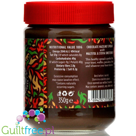 Good Good Choco Hazel Stevia, no sugar added chocolate-nutty cream