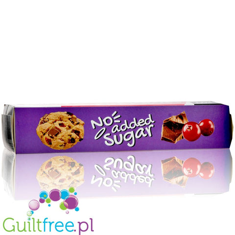 Sweet & Joy sugar free cookies with chocolate and cranberries