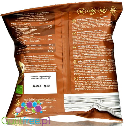 Biopont Cinnamon Millet Balls