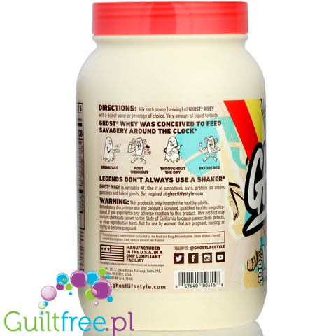 Ghost 100% Whey 907g Peanut Butter Cereal Milk