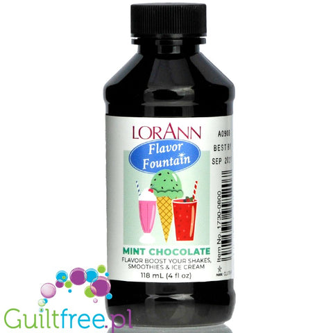 LorAnn's Flavor Fountain Mint Chocolate food flavoring for Ice Cream Makers, Shakes & Smoothies