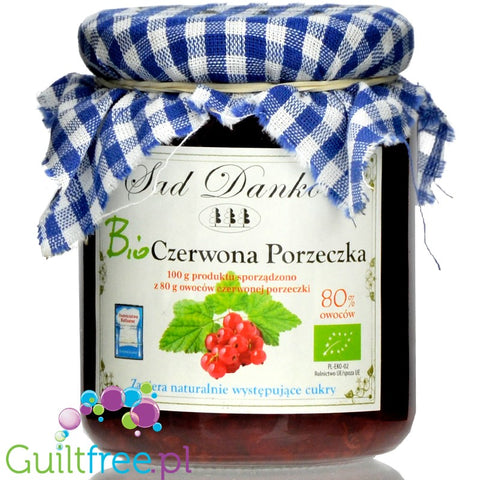 Sad Danków, organic redcurrant no added sugar fruit spread