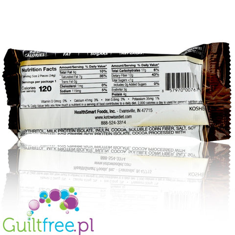 Healthsmart Keto Wise Fat Bombs Cookies N  Cream