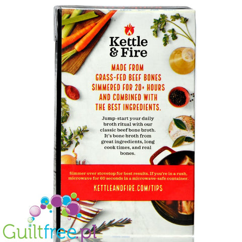 Kettle and Fire Bone Broth, Classic Beef 16.9 oz