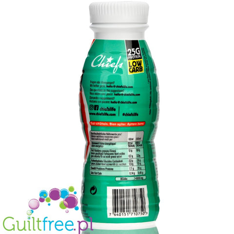 Chiefs Milk Protein Shake Coffee County Caramel Macchiato