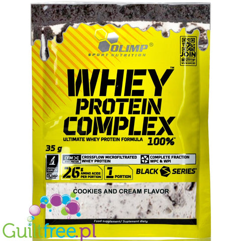 Olimp Whey Protein Complex Cookies & Cream, single sachet