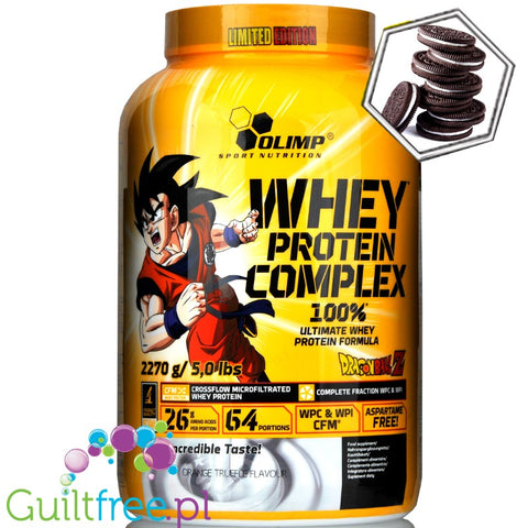 Olimp Whey Protein Complex Dragon Ball Z 2,27KG Cookies & Cream, fan limited edition