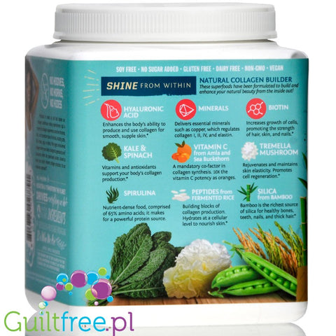 Sunwarrior Collagen Building Protein Peptides Salted Caramel 500g