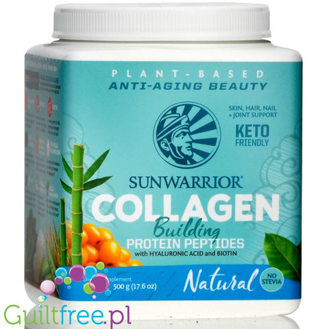 Sunwarrior Collagen Building Protein Peptides Natural 500g