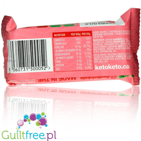 KetoKeto KetoKeto Bar Cherry Bakewell