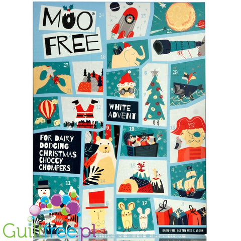 Moo Free White, free from & organic advent calender