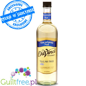 DaVinci Gourme Sugar Free Macadamia Nut Syrup 