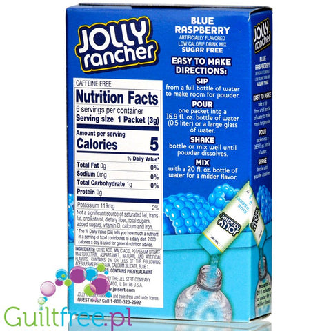Jolly Rancher Singles to Go 6 pack - Blue Raspberry