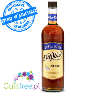 DaVinci Gourme Sugar Free Butter Rum Flavor Syrup