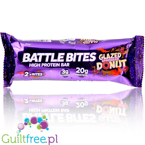 Glazed Sprinkled Donut protein bar