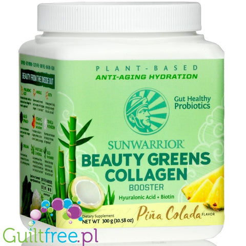 Sunwarrior Beauty Greens Collagen Booster Pina  Colada (300g)