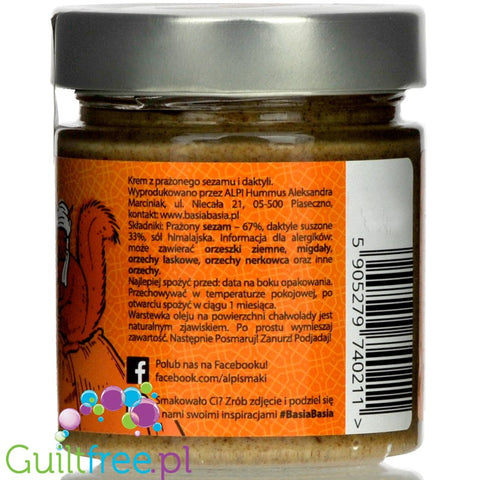 Basia Basia Chalwolada - sesame paste with dates, no added sugar