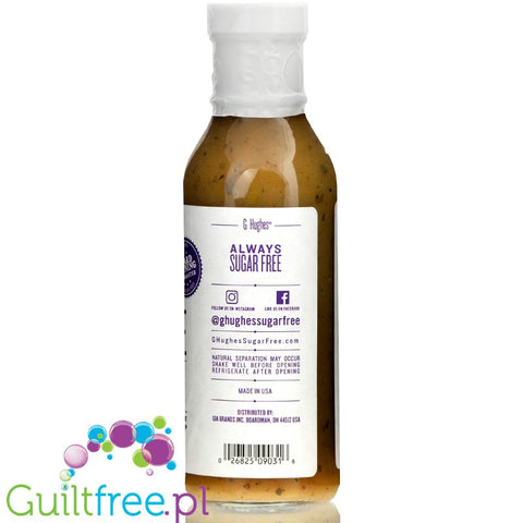 G. Hughes Smokehouse, Sugar Free Salad Dressing, Balsamic Vinaigrette  12 fl oz