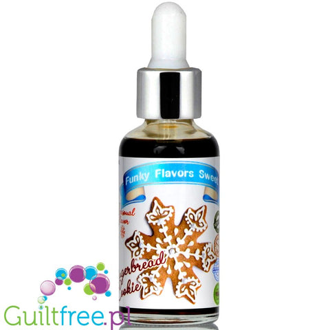 Funky Flavors Sweet Gingerbread - sweetened, liquid, sugar & fat free food flavoring