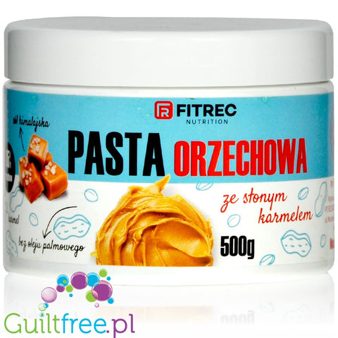 FITREC White Chocolate flavored Peanut spread 500g