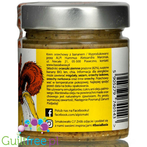Basia Basia Banana peanut spread