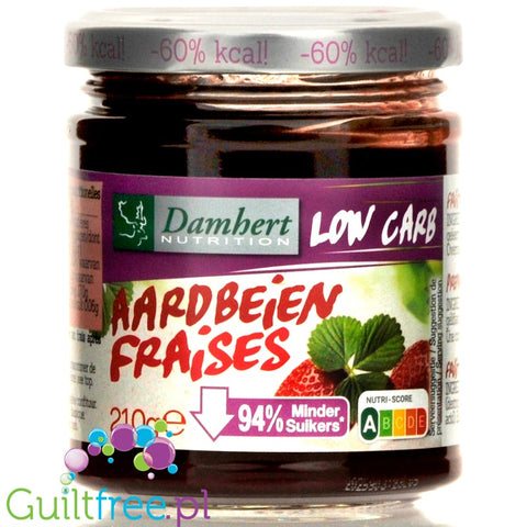 Damhert Tagatesse Confituur aardbeien metatose