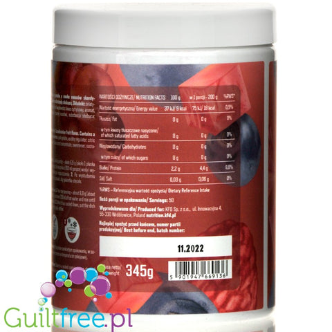 KFD Diet Jelly  (50 servings) - Scandinavian Fruits