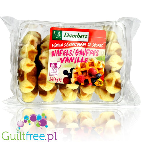 Damhert soft vanilla waffles with  no added sugar