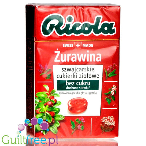 Ricola Cranberry sugar free candies 27.5g