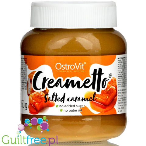 Ostrovit Creametto Salted Caramel - no added sugar spread