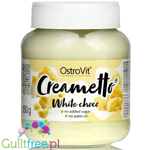 Ostrovit Creametto White - no added sugar white chocolate spread
