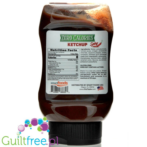 Mrs Taste Zero Calorie Ketchup, Spicy 12 oz
