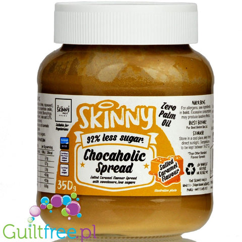Skinny Food Chocaholic Salted Caramel  no added sugar spread