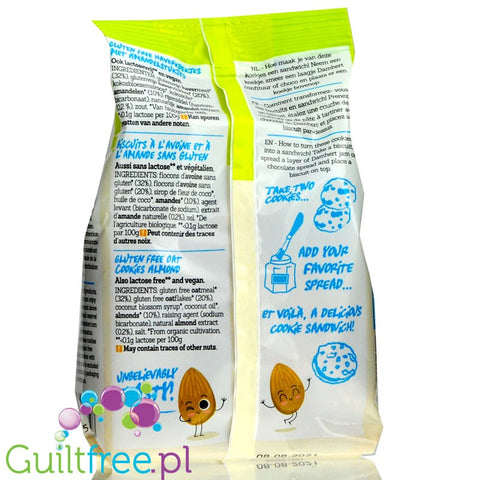 Damhert Gluten Free Oat Biscuit Almonds