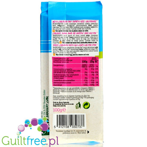 Damhert Lactose Free White Chocolate Crisp