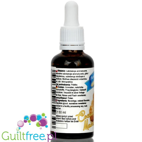 Funky Flavors Sweet Coconut Macaroon - sweetened, liquid, sugar & fat free Eggnog food flavoring