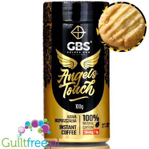 GBS Angel's Touch instant flavored coffee with caffeine boost, Hazelnut