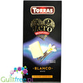 Torras Zero sugar free white chocolate with strawberries