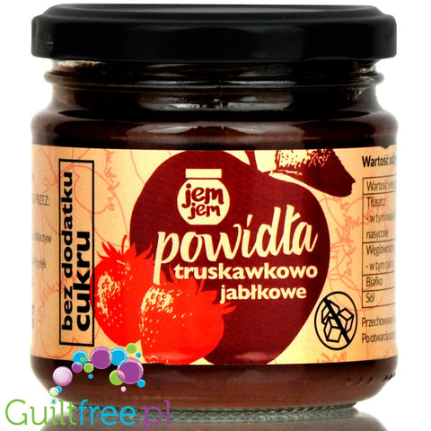 Jem & Jem sugar free fruit spread, Strawberry & Apple